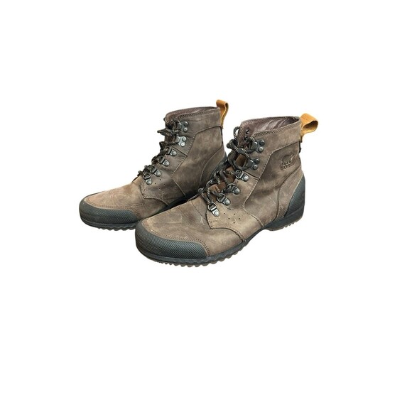 Sorel Boots Mens 10 Ankeny Black Leather Waterproof Ankle Snow Hiking Winter - Picture 15 of 15
